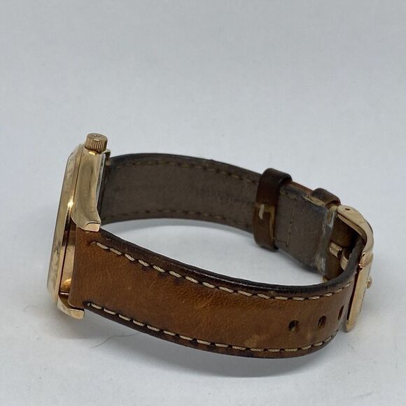 Michael Kors MK-3425 Woman's Brown Leather Analog Dial Quartz Wrist Watch WFH83 - Picture 9 of 12